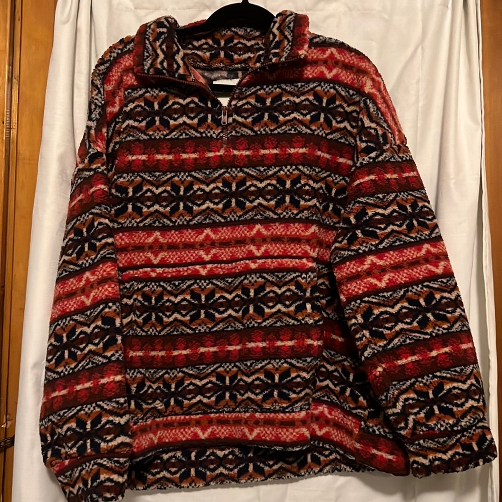 AE Oversized Sherpa Quarterzip